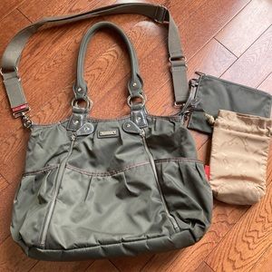 Storksak Olive Green Baby Bag